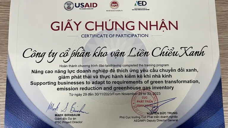 Workshop: Nâng cao năng lực doanh nghiệp nhằm thích ứng yêu cầu chuyển đổi xanh, giảm phát thải và thực hành kiểm kê khí nhà kính